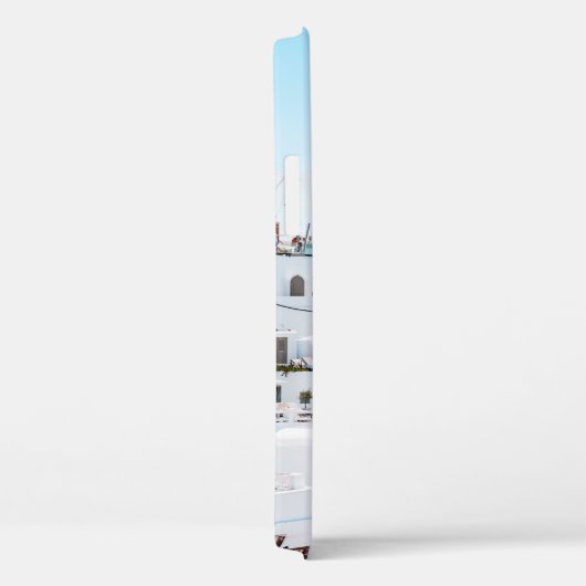 Witte betonnen huizen onder blauwe hemel overdag Case-Mate iPhone case (Achterkant / Rechts)