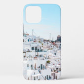 Witte betonnen huizen onder blauwe hemel overdag Case-Mate iPhone case (Achterkant)