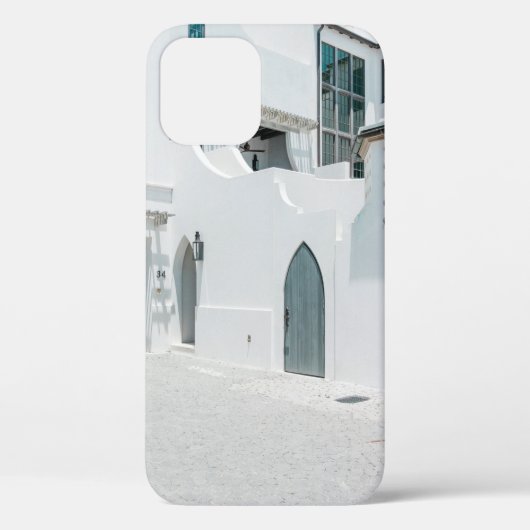 Witte betonnen stal Case-Mate iPhone case (Achterkant)