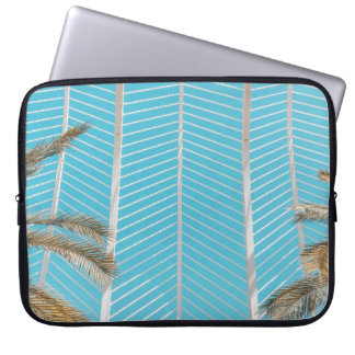 Witte betonstructuur op de foto 's ochtends laptop sleeve