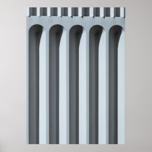 Witte betonverf poster