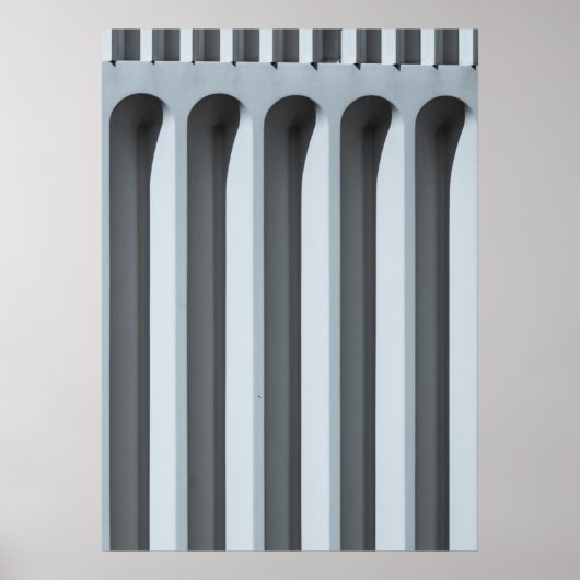 Witte betonverf poster (Voorkant)