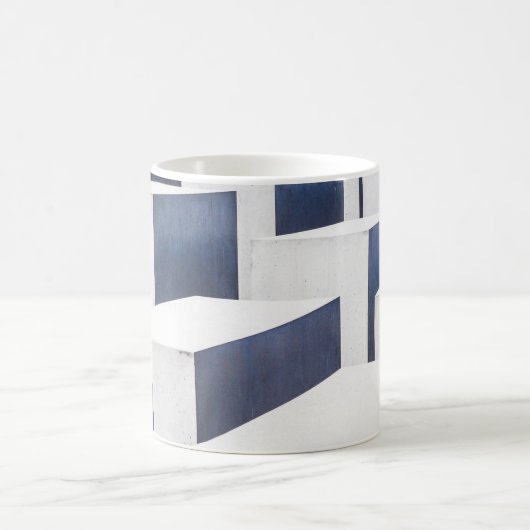 Witte betonverhardingen koffiemok (Center)