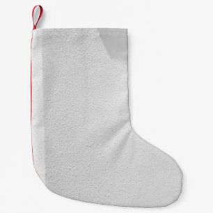 Witte betonwand kleine kerstsok