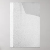 Witte betonwand poster (Voorkant)