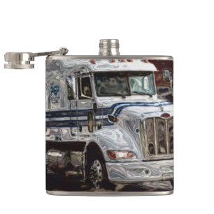 Witte Big Rig Truckers Truck & Highway Truckers Heupfles