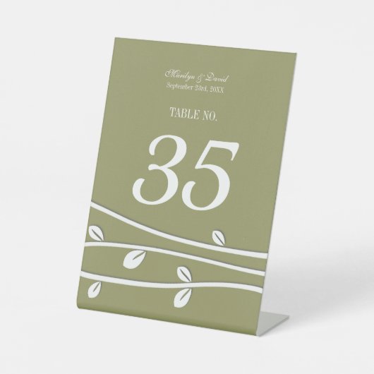 Witte bijkantoren verlaten reclamebord met voetstuk (Voorkant)