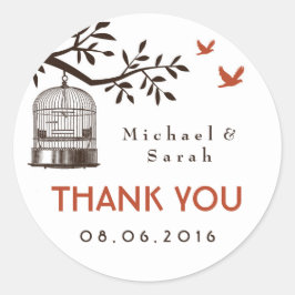 Witte, bijtende en  Sticker voor vogelkooien