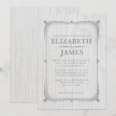 Witte bijtende uitvindingen over het huwelijk van  kaart (Voorkant / Achterkant)