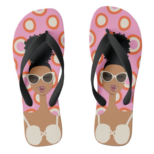 Witte bikini Teenslippers (Voetbed)