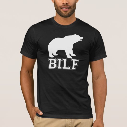 WITTE BILF T-SHIRT (Voorkant)