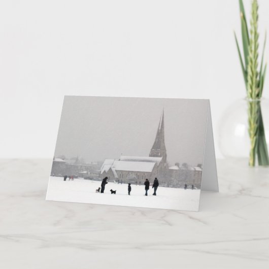 Witte Blackheath Feestdagen Kaart (Voorkant)