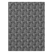 Witte bladeren op zwart tafelkleed (Voorkant)