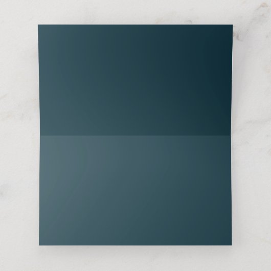 Witte bladeren plaatskaartje (Binnenkant ongevouwen)