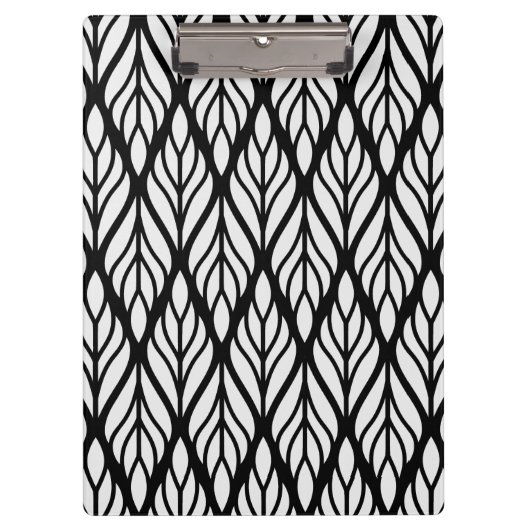 Witte bladpatroon aanpassen klembord (Voorkant)