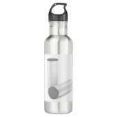 Witte blanco blikjes waterfles (Voorkant)