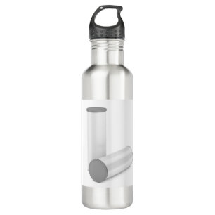 Witte blanco blikjes waterfles 