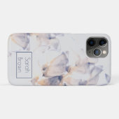 WITTE & BLAUWE BLOEMBLAADJES Case-Mate iPhone CASE (Achterkant (horizontaal))