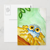 WITTE BLAUWE Briefkaart (Voorkant / Achterkant)