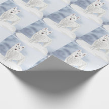 Witte Blauwe Eyed Husky