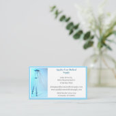 Witte Blauwe Krukken Apparatuur Medische Senior Ca Visitekaartje (Staand voorkant)