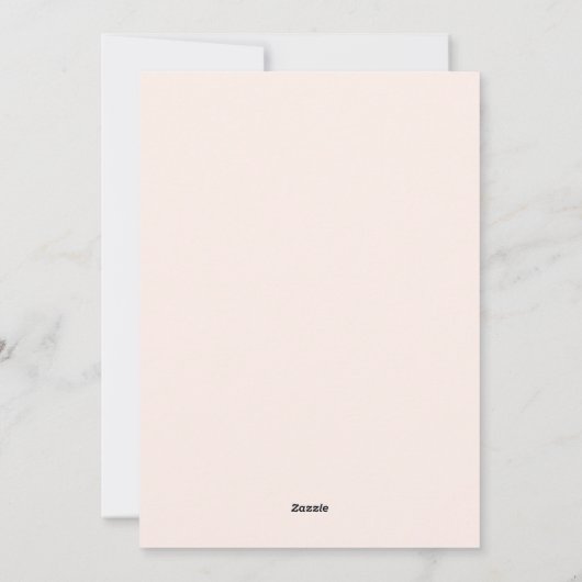 Witte Blauwe Minimalistische Kerstkaart (Achterkant)