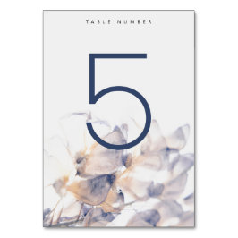 WITTE & BLAUWE PATELE BLOEMIGE TROUWTAFEL NR. KAART