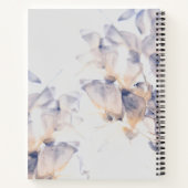 WITTE & BLAUWE PATELES BLOEMELEGANT AANGEPAST NOTITIEBOEK (Achterkant)