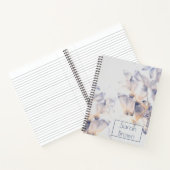 WITTE & BLAUWE PATELES BLOEMELEGANT AANGEPAST NOTITIEBOEK (Binnen)