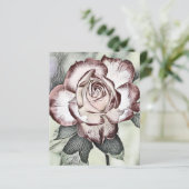 Witte, blauwe, rode roze papieren blad (Staand voorkant)