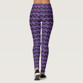 Witte bliksemstralen Leggings (Achterkant)