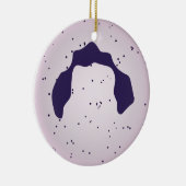 Witte bloedcel keramisch ornament (Rechts)