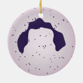 Witte bloedcel keramisch ornament (Achterkant)