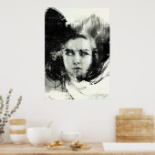 Witte bloedcel poster (Keuken)