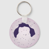 Witte bloedcel sleutelhanger (Voorkant)