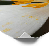 Witte bloeddrukval Sluiten Poster (Hoek)