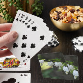 Witte bloeding Hartbloemen Pokerkaarten (Insitu)