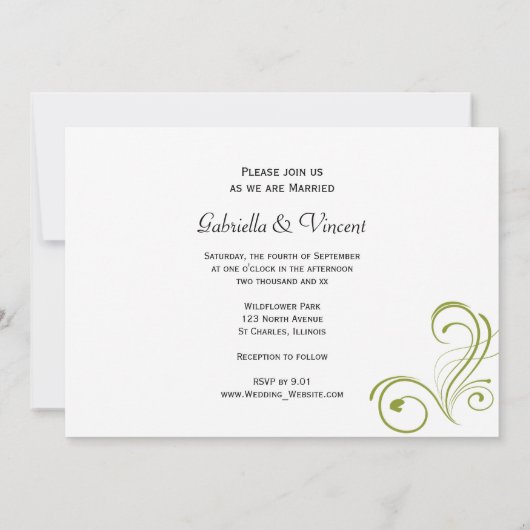 Witte bloeding Hearts Flowers Weddenschap Kaart (Achterkant)