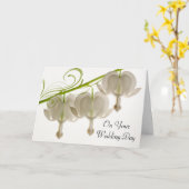 Witte bloeding Overbruid huwelijk Kaart (Gele Bloem)