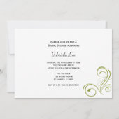 Witte bloedingen Vrijgezellenfeest Bloemen Kaart (Achterkant)