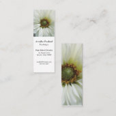 Witte bloedstolsel mini visitekaartje (Voorkant / Achterkant)