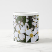 Witte Bloeiende Dogwood Flowers Aangepaste Mokken (Voorkant)