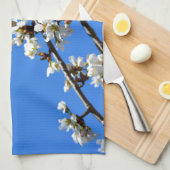 Witte bloeiende lenteboom witte bloesem theedoek (Quarter Fold)