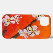 Witte bloeiende tak in het voorjaar Case-Mate iPhone case (Achterkant (horizontaal))
