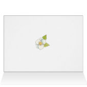 Witte bloem, blanco binnenin (Binnen Horizontaal (Boven))