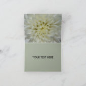 Witte Bloem Blank Kaart (Binnen)