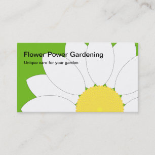Witte Bloem, Bloem Power Tuinieren, Unieke ca... Visitekaartje