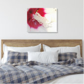 Witte Bloem Blossom Foto Enkele Print (Insitu (Slaapkamer))