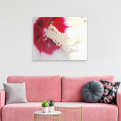 Witte Bloem Blossom Foto Enkele Print (Insitu (Woonkamer))