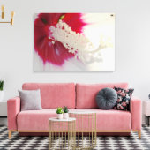 Witte Bloem Blossom Foto Enkele Print (Insitu (Woonkamer))